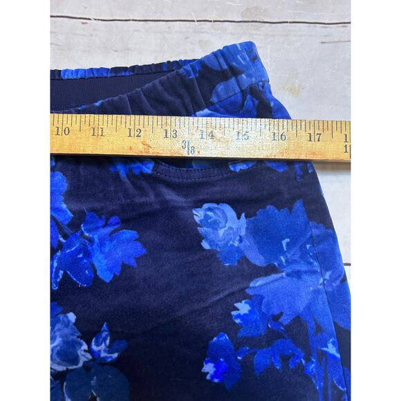 isaacmizrahilive Blue Floral 12 Petite Dress Pants Cottagecore - Picture 8 of 10